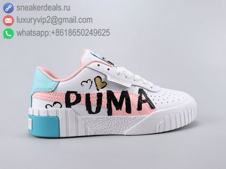 Puma Cali Novelty Jr Valentines Day Graffiti Women Skate Shoes YinYang Size 36-39